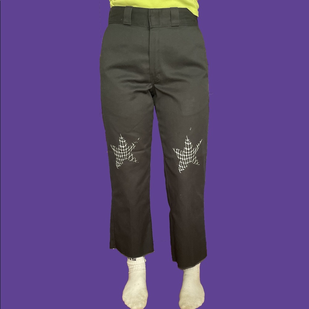 Star Screen Printed Black Dickies